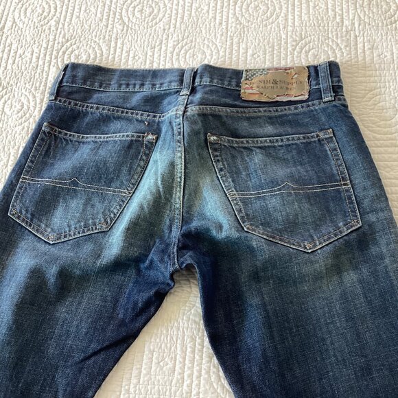 Vintage Denim & Supply Ralph lauren Jeans Mens 32x30 Blue Straight leg USA Flag - Picture 4 of 13
